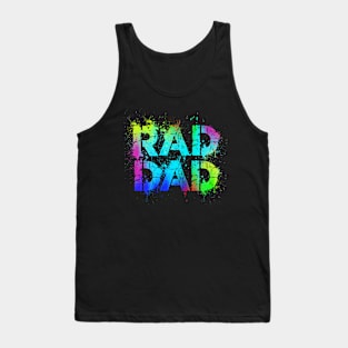 'Rad Dads 80s' Amazing Eighties Vintage Gift Tank Top